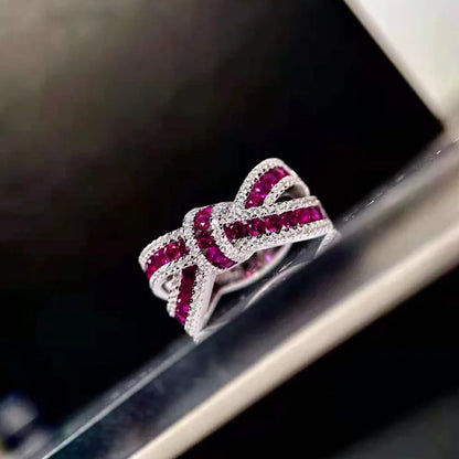 Gorgeous Finger Ring for Women Fashion Female Fashion Bright Zirconia Jewelry for Engagement Ceremony Party Accessories