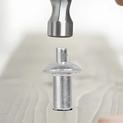 100x Hammer Drive expansion Rivets Percussion Expansion Aluminum nail Head Piercing Knock Type Small tapping screws Fasteners