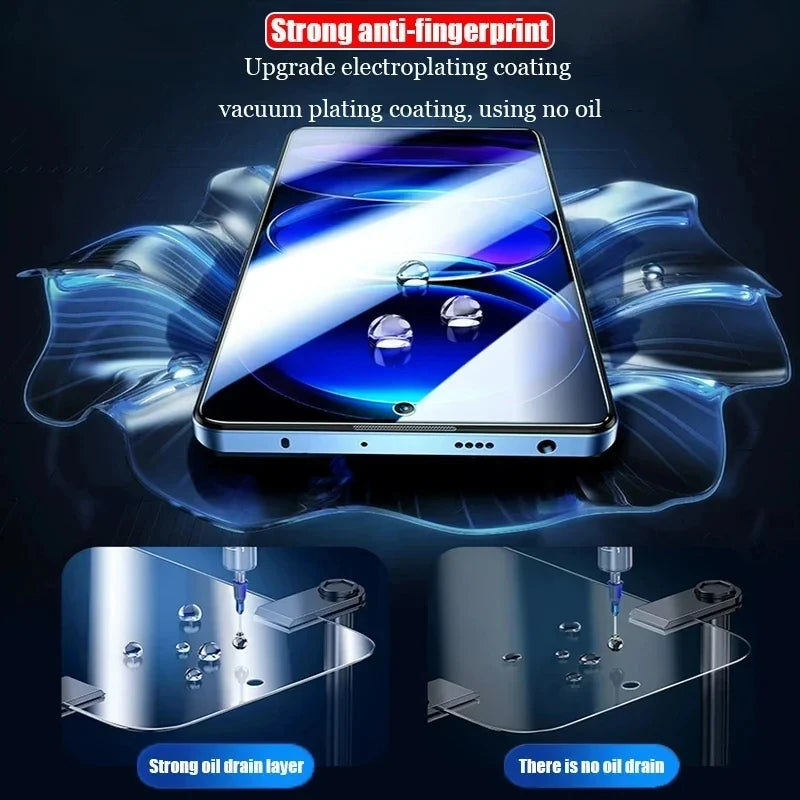 5Pcs Tempered Glass For Samsung Galaxy A05 A05s A06 A15 A16 A25 A35 A55 Screen Protector A04 A14 A24 A34 A54 A53 A13 A23 A33