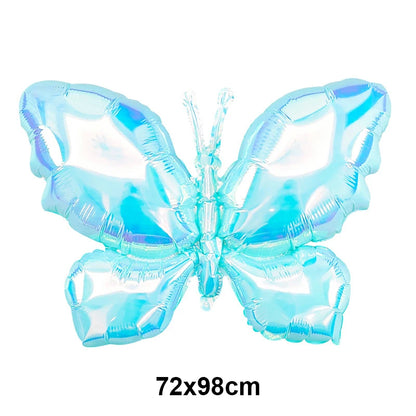 Large Butterfly Aluminum Foil Balloons Butterfly Helium Air Globos Birthday Party Decorations Baby Shower Kids Toy Photo Props