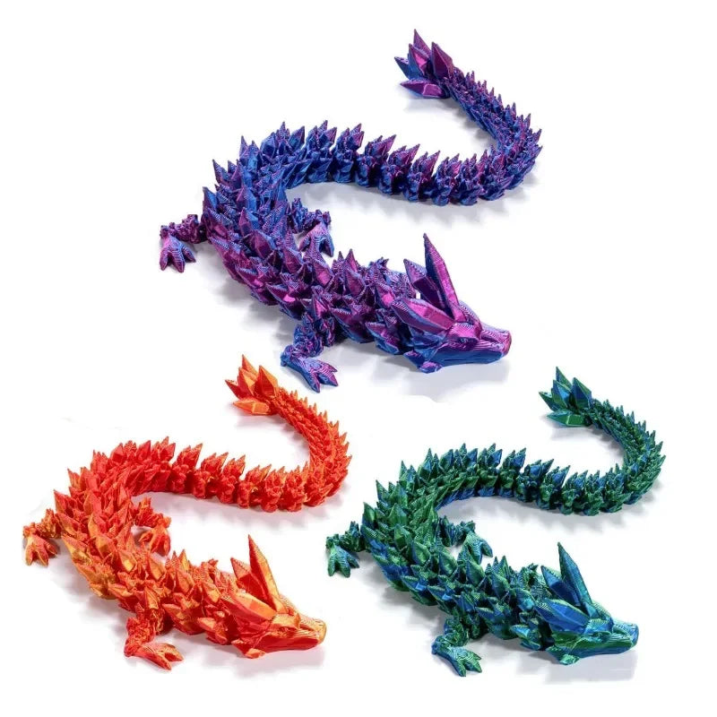 1/2PCS 3D Printed Dragon Egg with Dragon Full Articulated Dragon Modle Movable Rotatable Articulated Desktop Ornament Kid Toy