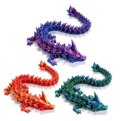 1/2PCS 3D Printed Dragon Egg with Dragon Full Articulated Dragon Modle Movable Rotatable Articulated Desktop Ornament Kid Toy