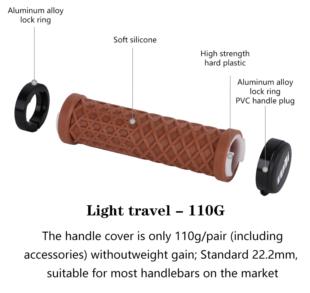 ODI VANS Bicycle Handles Mtb Cuffs Mountain Bike Grips Handlebar Cover Ergonomic Lock On Grips Silicone Handle For Cycling Cuffs