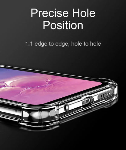 Luxury Silicone Case For Samsung Galaxy S25 S24 S20 FE S10 S9 S8 Plus S10E Note 8 9 10 Lite Transparent Soft Shockproof Case