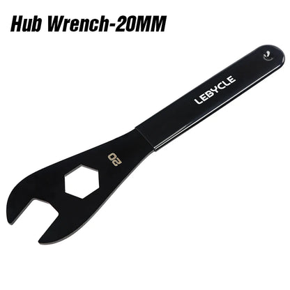 LEBYCLE MTB Bicycle Hub Cone Wrench 13 14 15 16 17 18 19 20mm Open Hub Wrench Road Bike Wheel Pedal Repair Tool