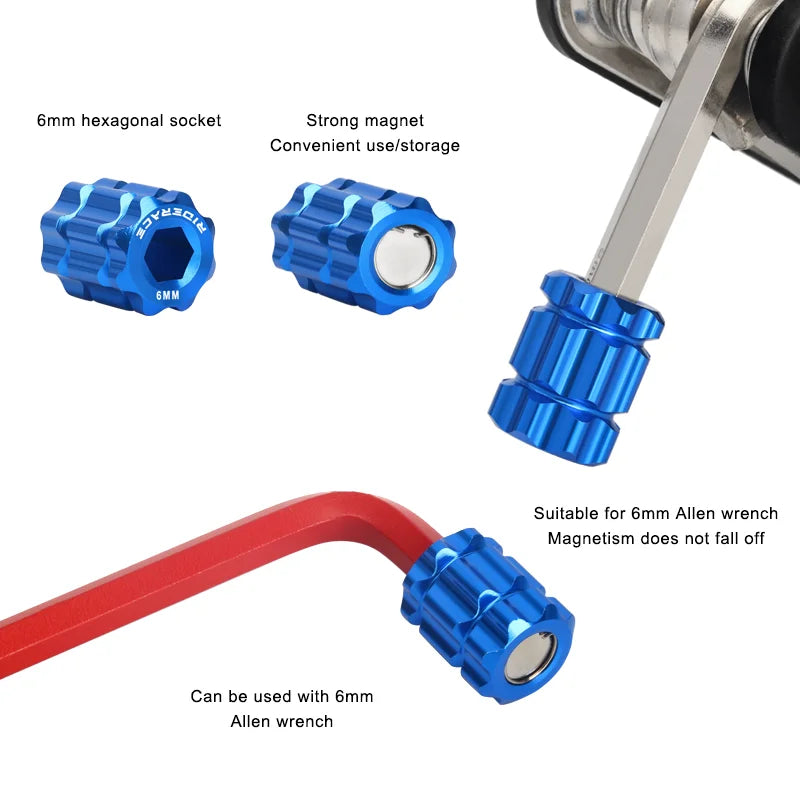 Bike Crank Remove Install Tool Aluminum Alloy Bicycle Crank Arm Cover Screw Wrench MTB Road Cycling Crankset Installation Tools