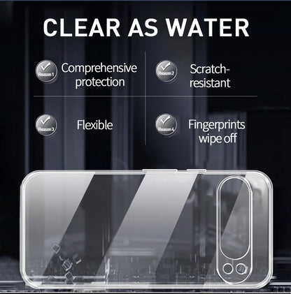 For Google Pixel 9 Pro XL GR83Y Case Clear Soft Silicone Phone Case For Google Pixel9 /Pixel 9Pro Shockproof Cover TPU New Coque