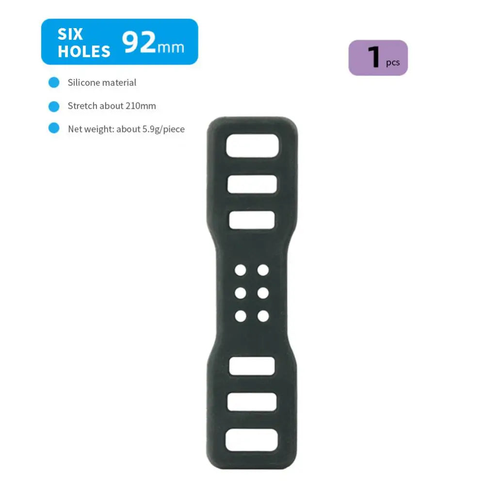 Silicone Elastic Strap Bandage Light Lamp  Driving Mirror Recorder Fixing Rubber Bicycle Headlights And Taillights Accessories