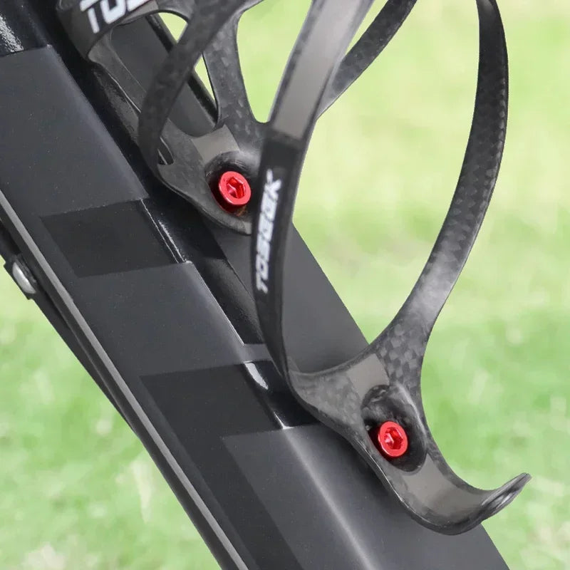 2pcs Bicycle Bottle Cage Screw M5 Aluminum Alloy Cycling Water Bottle Holder Bolts Hex Socket Fixing Screw MTB Bike Accessories