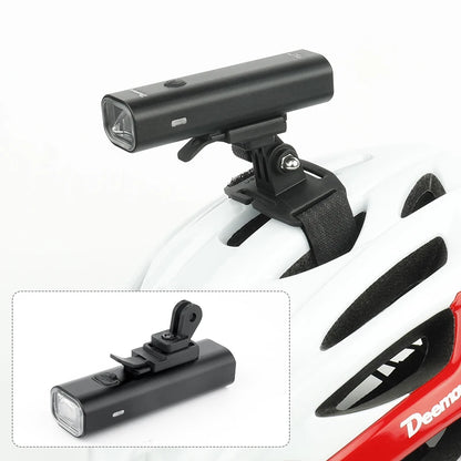 Bicycle Headlight Stand Mount W/ Gopro Interface MTB LED Lamp Bracket for Rockbros QD-250 YQ200/400 Blackbird L1