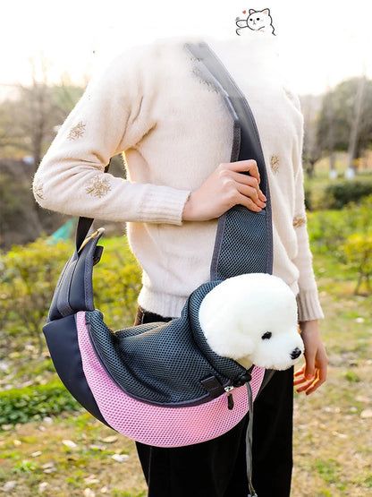 Dog Bag Breathable Mesh Pet Backpack Carrier for Small Dogs & Cats Chihuahua-Friendly Outdoor Travel Shoulder Bag Perros Bag