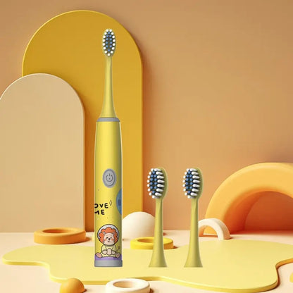 Children's ElectricToothbrushFor Both Men And Women, Suitable For Children Aged 3-15 Years Old. Soft Bristled Brush. Electric