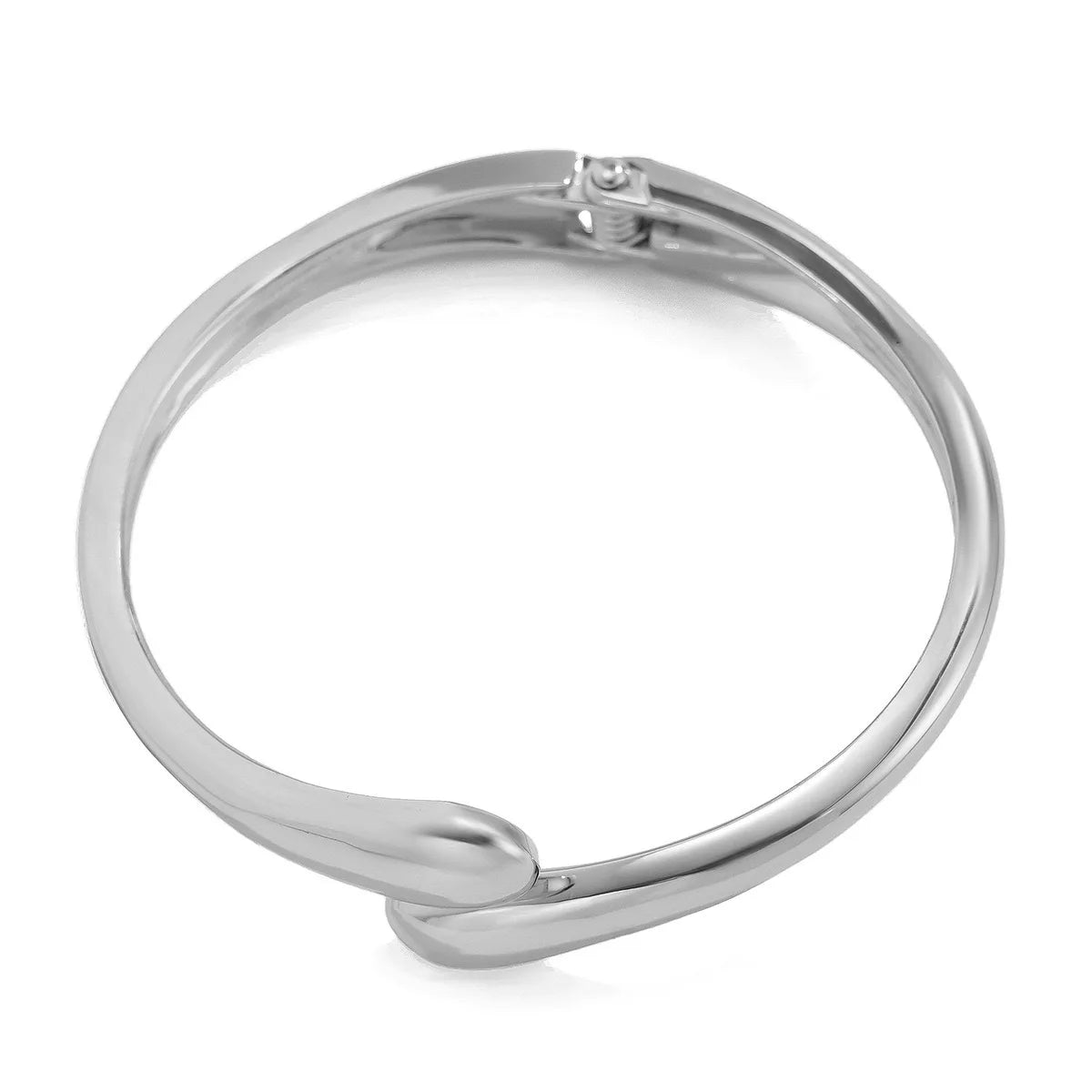 DIEZI 3 Styles Vintage Hip Hop Metal Cuff Bangles Punk Gold Silver Color Geometric Spring Bangles For Women Bracelet Men Jewelry
