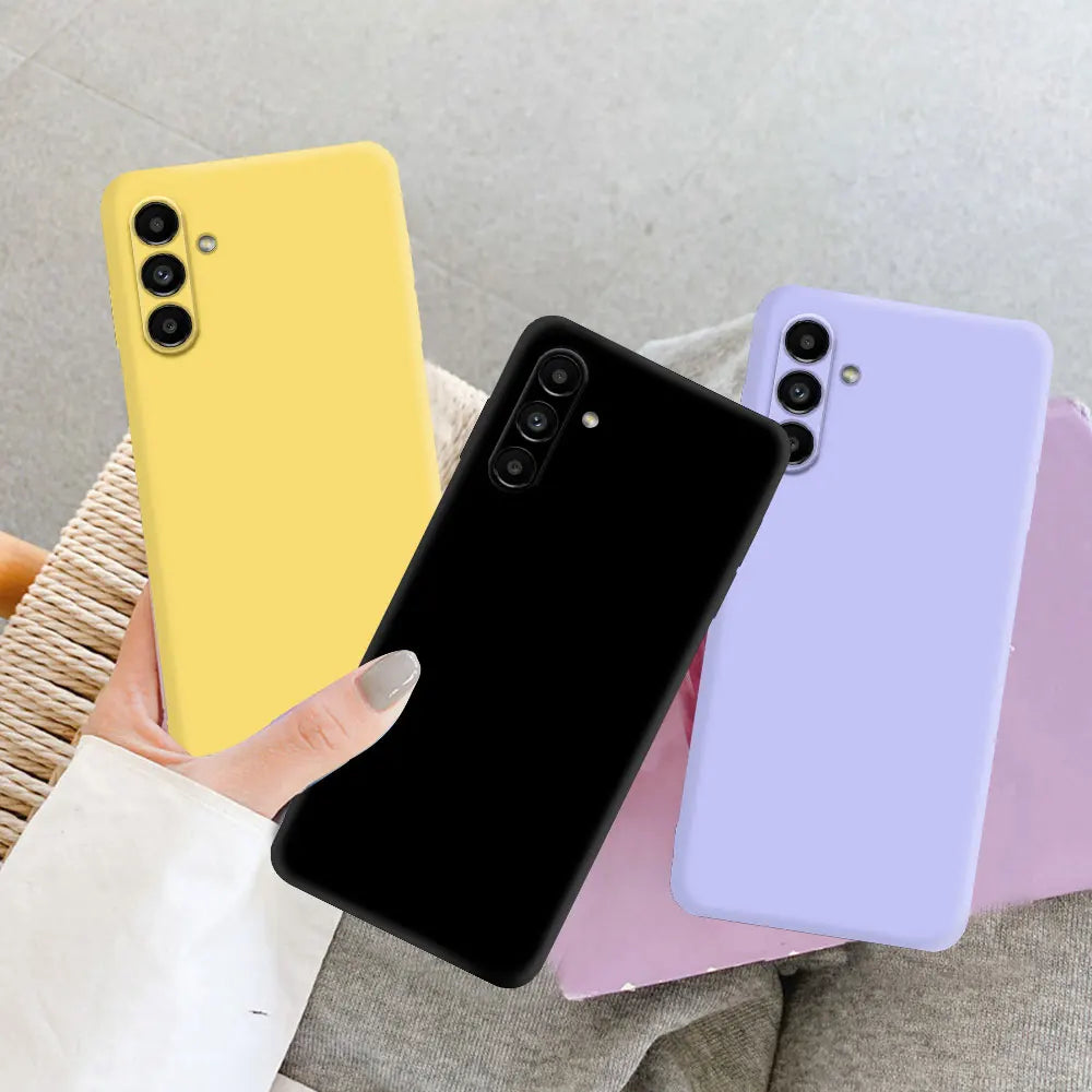 Liquid Silicone Protective Case For Samsung Galaxy A15 A25 A35 A55 A22 A32 A52 A13 A23 A33 A53 A14 A24 A34 A54 4G 5G Cover Cases
