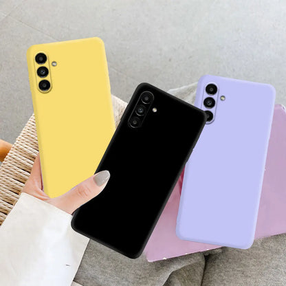 Liquid Silicone Protective Case For Samsung Galaxy A15 A25 A35 A55 A22 A32 A52 A13 A23 A33 A53 A14 A24 A34 A54 4G 5G Cover Cases