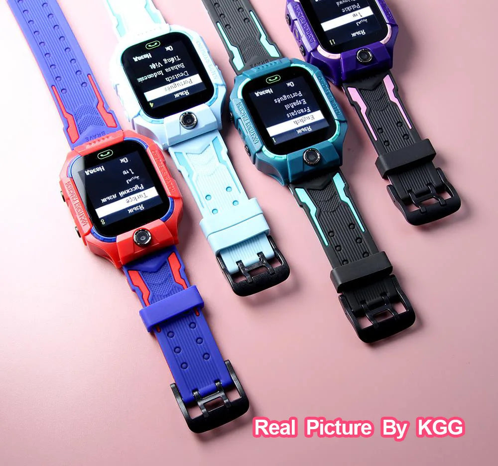 2G Smart Watch Kids LBS SOS Phone Watch IP67 Waterproof Remote Photo Voice Chat Smartwatch Compatible For Ios Android Child Gift