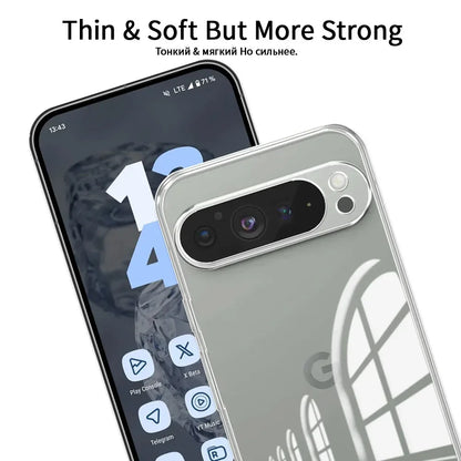 For Google Pixel 9 Pro XL GR83Y Case Clear Soft Silicone Phone Case For Google Pixel9 /Pixel 9Pro Shockproof Cover TPU New Coque