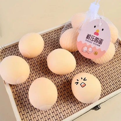 Egg Squeeze Toys Smart Educational Toy Funny Decompression Vent Egg Squeeze Ball Gift SquishyStresd Reliever