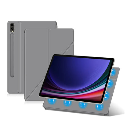 HUWEI Magnetic Case For Samsung Galaxy Tab S9 FE S7 S8 Plus S9FE S7FE S9+ S8+ S8 S9 Ultra Talbet Stand Smart Shell Cover Cases