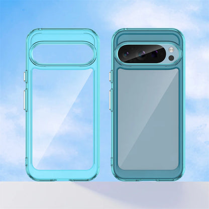 Fashion Transparent Acrylic Case For Google Pixel 9 8 7 Pro 8 7 A Colorful Hard Clear Shockproof Thin Cover For Pixel 9 Pro XL