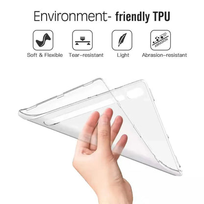 For  Samsung Galaxy Tab S7/S8/S9 Plus Fe Case SM-T870 T970 T860 P610 T736 X800 X806 Cover Screen Protector for Tab S6 lite 10.4