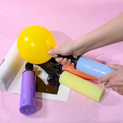 1Pcs Random Balloon Pump Air Inflator Hand Push Portable Balloon Accessories For Wedding Birthday Party Decor Supplies