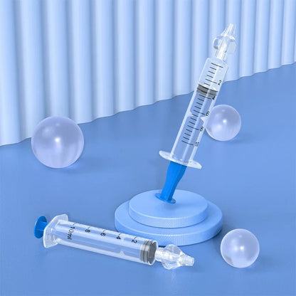 2Pcs Needle Tube Baby Nasal Aspirator Syringe Baby Nose Cleaner Infant Rhinitis Nasal Washer Children Nose Washing Tool for Kids