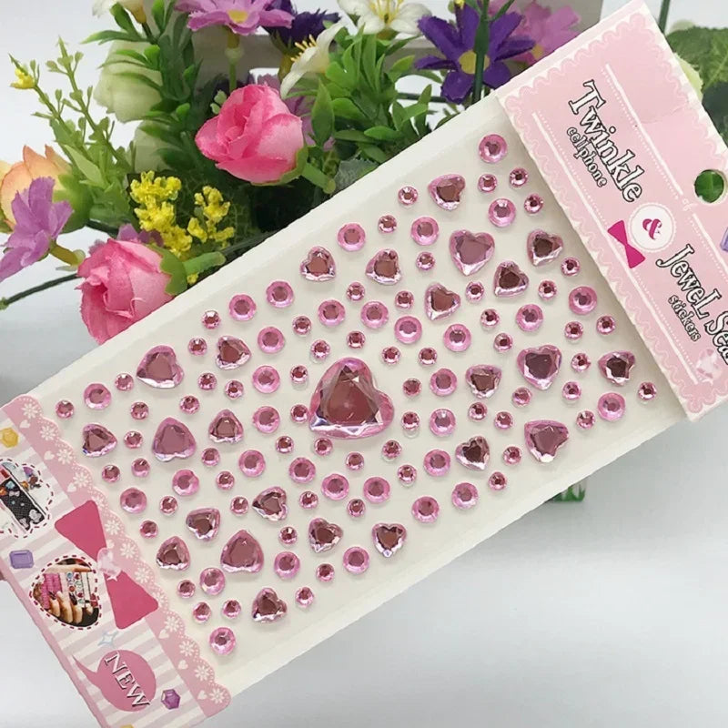 Glitter Face Stickers for Children Rhinestones for Eyes Face Diamonds Bright Stickers Festival Makeup Jewels Stickers ZS006
