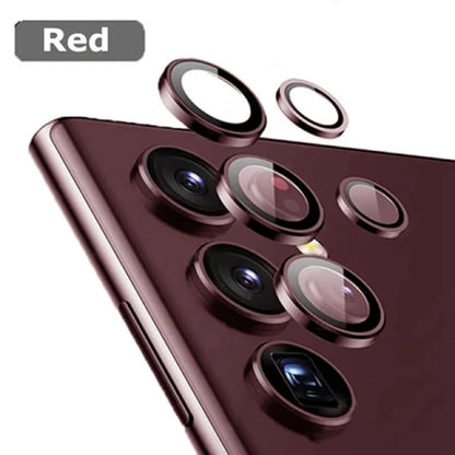 For Samsung S24 S23 Ultra Camera Lens Protector Aluminum Alloy Metal Tempered Glass Camera Film For Galaxy S22 Ultra Accessories