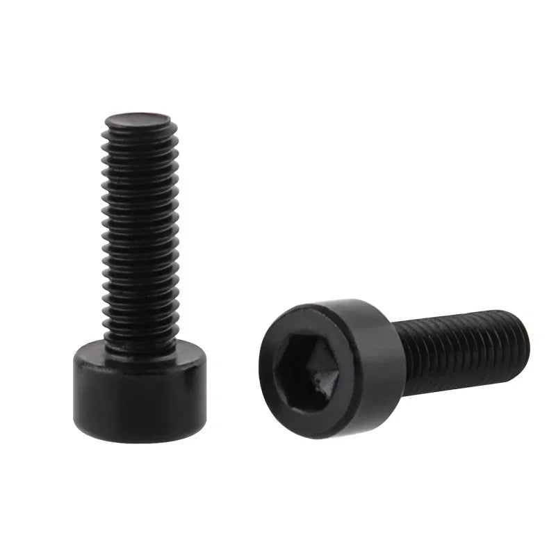 2pcs Bicycle Bottle Cage Screw M5 Aluminum Alloy Cycling Water Bottle Holder Bolts Hex Socket Fixing Screw MTB Bike Accessories