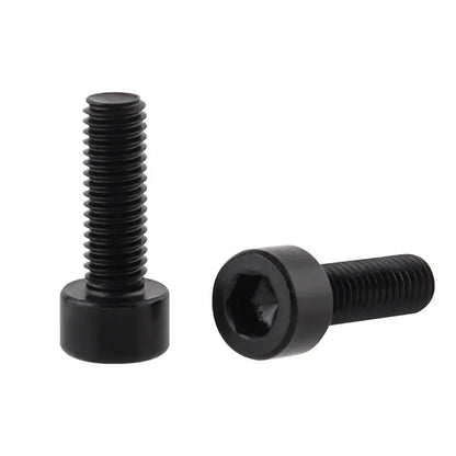 2pcs Bicycle Bottle Cage Screw M5 Aluminum Alloy Cycling Water Bottle Holder Bolts Hex Socket Fixing Screw MTB Bike Accessories