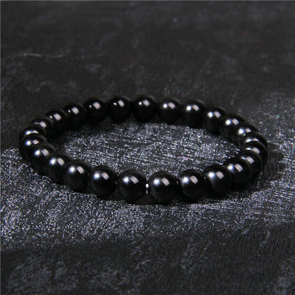 3Pcs Natural Stone Bracelet 8mm Rhodonite Rose Pink Quartzs Amethysts Hematite Bracelets For Women Men Jewelry