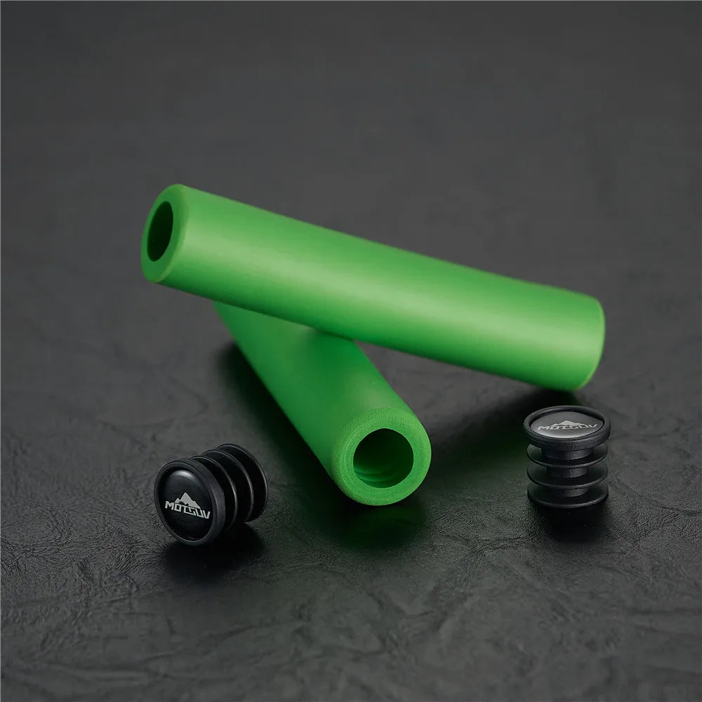 MOTSUV Bicycle Ultraight Density Foam Silicone Sponge Handlebar Grips for MTB bike XC/AM Anti-skid shock-absorbing Super Soft