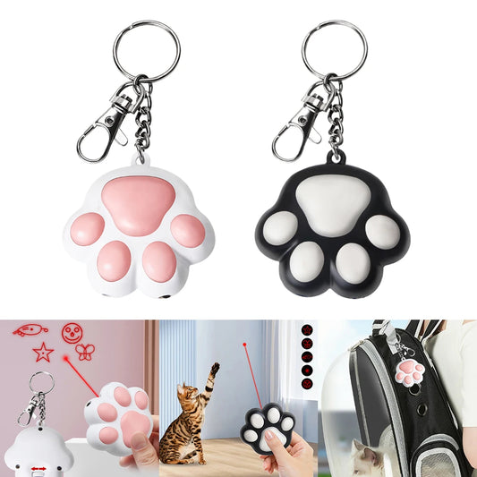 Laser Pointer 5 Adjustable Patterns Interactive Cat Toys Training Chaser Interactive Toy for Indoor Cats Dogs Pets