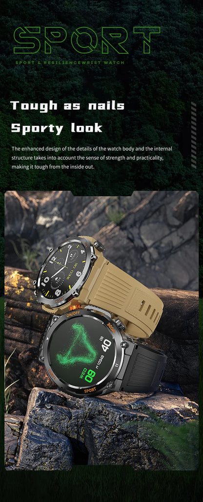 2023 New Men's Smart Watch 360 * 360 HD Touch Screen Sports Waterproof Smartwatch Health Monitoring Bluetooth Call Smart Watches