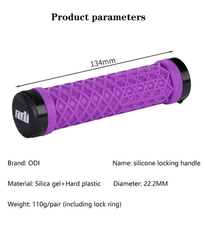 ODI VANS Bicycle Handles Mtb Cuffs Mountain Bike Grips Handlebar Cover Ergonomic Lock On Grips Silicone Handle For Cycling Cuffs
