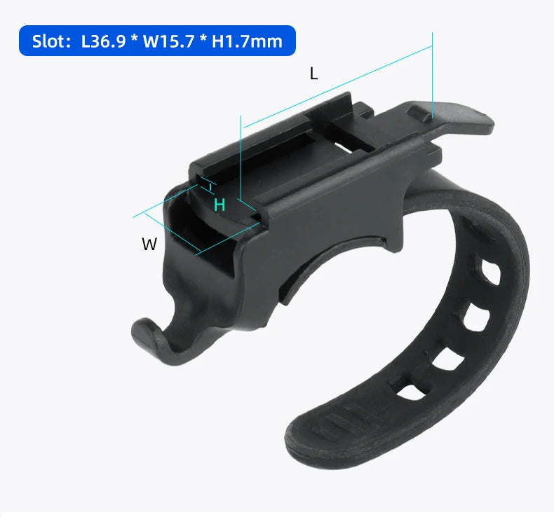 Bicycle Headlight Stand Mount W/ Gopro Interface MTB LED Lamp Bracket for Rockbros QD-250 YQ200/400 Blackbird L1