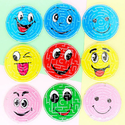 10-50 Pcs 7cm Cute Round Track Bead Maze Toy Kids Birthday Party Favors Pinata Filler Kindergarten Prizes Carnival Party Favors