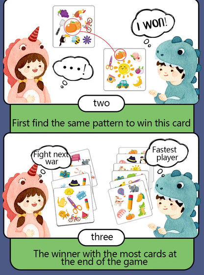 Children Memory Matching Cards Toys Animal Traffic Cognition Boards Games Early Educational Logical Thinking Toys Brain Training