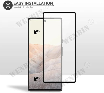 3 Pcs Tempered Glass For Google Pixel 9 Pro XL 8 7 6 Pro 7A 6A 5A 4A 3 XL Curved Full Cover Screen Protector
