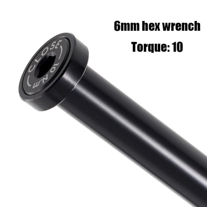 Swift MTB Road Bike Thru Axle Front Fork Shaft Skewers M12xP1.0/1.5/ 12x142/148 Bicycle Quick Release Skewer Wheel Accessories