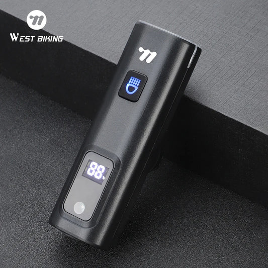WEST BIKING 400LM Bike Light Type-C Charging LED Cycling Front Lamp Headlight Waterproof  MTB Road Flashlight Bicycle Light
