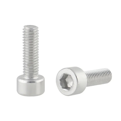 2pcs Bicycle Bottle Cage Screw M5 Aluminum Alloy Cycling Water Bottle Holder Bolts Hex Socket Fixing Screw MTB Bike Accessories