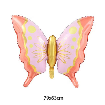 Large Butterfly Aluminum Foil Balloons Butterfly Helium Air Globos Birthday Party Decorations Baby Shower Kids Toy Photo Props