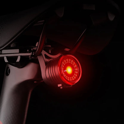 WEST BIKING Bike Rear Light Smart Brake Sensing Light Bicycle Tail Light Type-C Charging Taillight Road Cycling Accessories