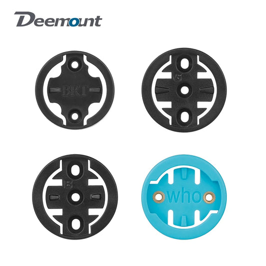 Deemount Bicycle Computer Mount Adapter for Garmin/Magene/Bryton/Wahoo Headlight Rear Radar Light Inserts Cycling Accessories