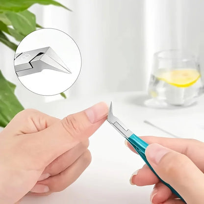 1Pcs Toenail Clipper Straight Blade for Ingrown and Thick Nails - Stainless Steel and Sharp Pointed Tip Ingrown Nail Clipper – W