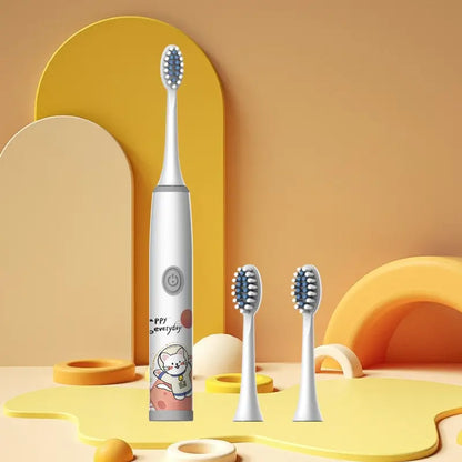 Children's ElectricToothbrushFor Both Men And Women, Suitable For Children Aged 3-15 Years Old. Soft Bristled Brush. Electric
