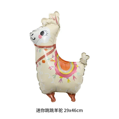 Cartoon Animal Rabbit Deer Foil Balloon Kids Gifts Birthday Party Jungle Animal Theme Decoration Squirrel Fox Bear Helium Globos