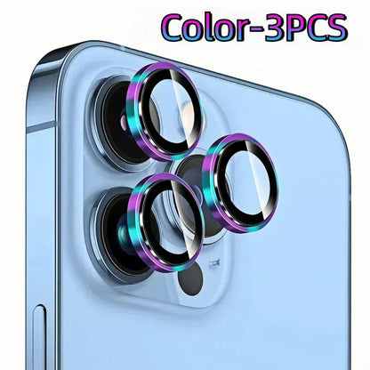 3Pcs Lens Glass Film For Iphone 15 Pro Max Lens Film IPhone 16 Camera Tempered Film Iphone 14 Plus Corning Glass 13 12 11